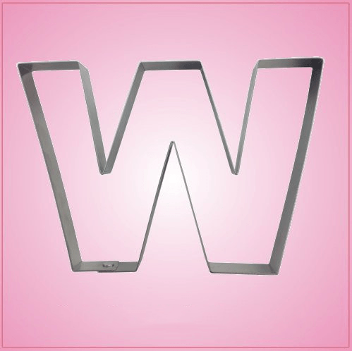 Big Letter W Cookie Cutter