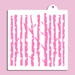 Birch Tree Pattern Stencil