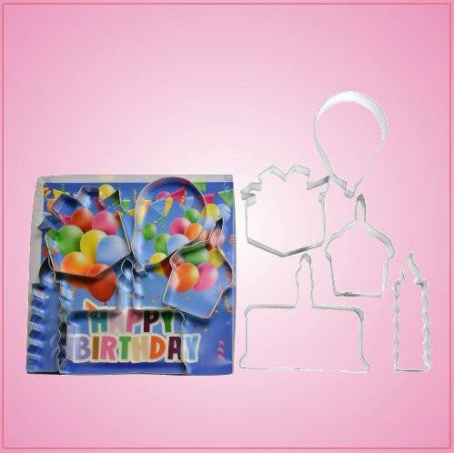 Birthday Party Cookie Cutter Set 