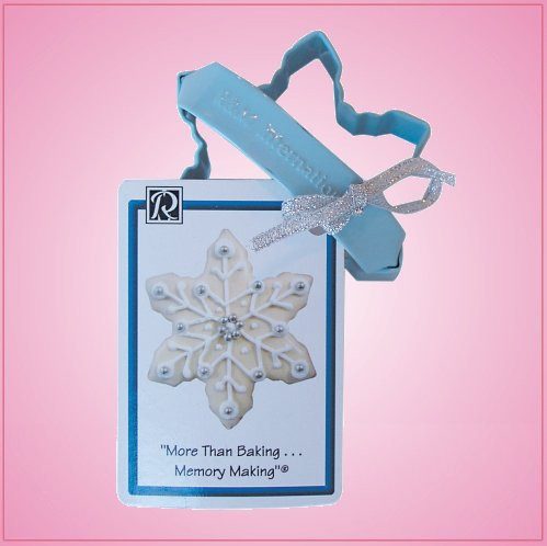 Blue Snowflake Cookie Cutter With Handle 