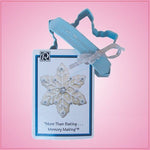 Blue Snowflake Cookie Cutter With Handle