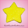 Yellow Sprinkled Star Cookie Blue Cookie Cutter 