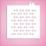 Bowtie Pattern Stencil