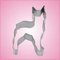 Tin Plated Boxer Dog Cookie Cutter
