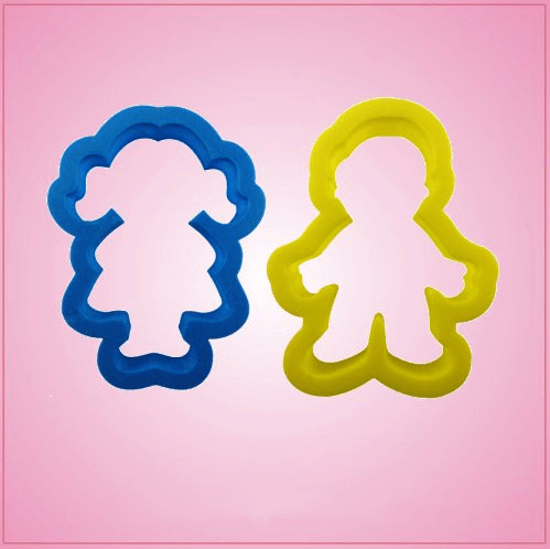 Boy and Girl Cookie Cutter Set 