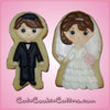 Cute Bride and Groom Cookie Cutter Set 