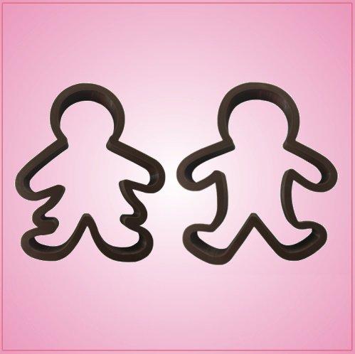 Brown Gingerbread Cookie Cutter Set