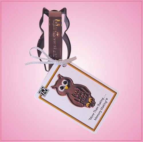 Brown Owl Cookie Cutter With Handle 