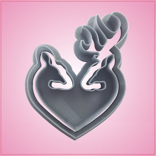 Deer Heart Cookie Cutter 