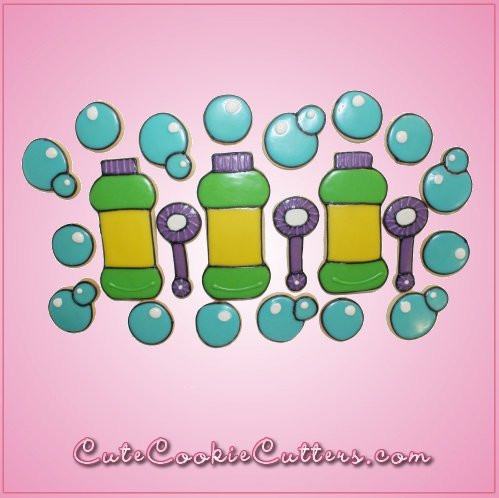 Pink Bubbles Bottle Cookie Cutter