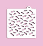 Candy Pattern Stencil