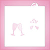 Champagne Toast Stencil Set