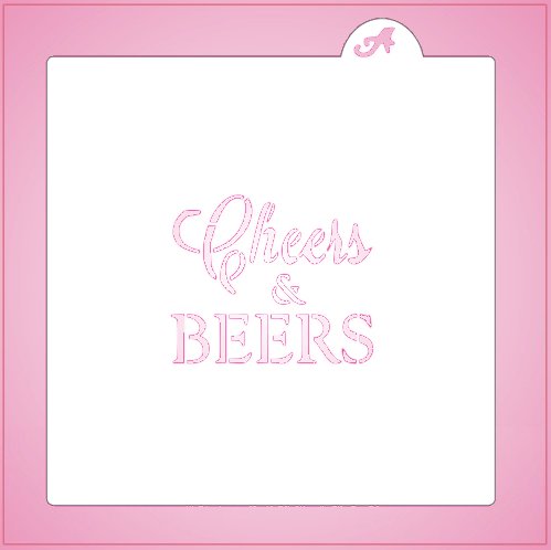 Cheers And Beers Stencil