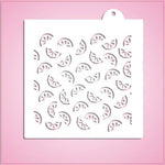 Citrus Slice Pattern Stencil