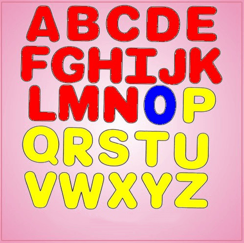 Colorful Plastic Alphabet Cookie Cutter Set 