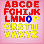 Colorful Plastic Alphabet Cookie Cutter Set