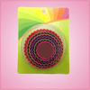 Colorful Scalloped Round Cookie Cutter Set 