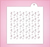 Confetti And Streamers Pattern Stencil