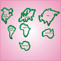 Continent Cookie Cutter Set 