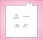 Conversation Hearts Oreo Stencil Set
