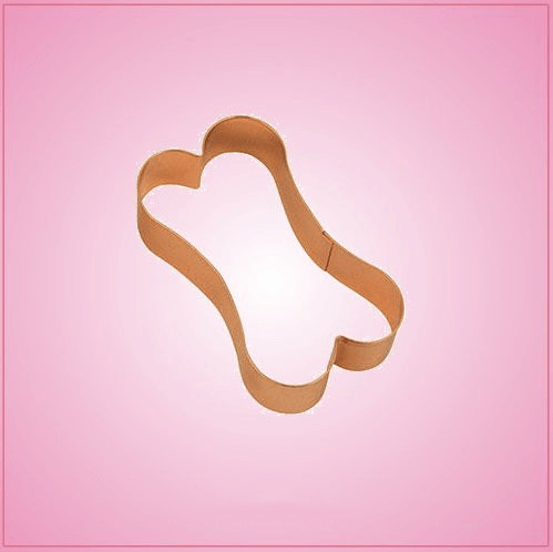 Copper Dog Bone Cookie Cutter 
