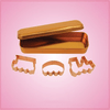 Copper Train Cookie Cutter Set 