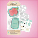 Country Rose Cookie Cutter Set