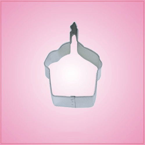 Cupcake Cookie Cutter With Candle 