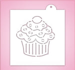 Cupcake PYO Stencil