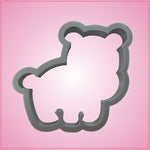 Cute Hippo Cookie Cutter
