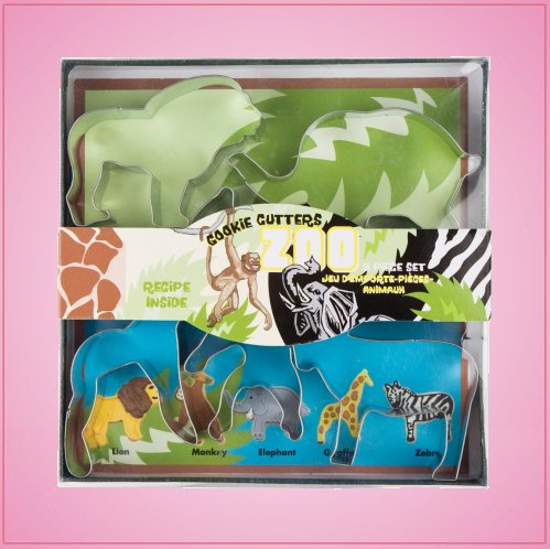 Cute Zoo Cookie Cutter Set