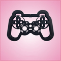 Detailed Black Video Game Controller Cookie Cutter 