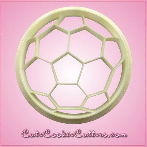 Detailed Soccer Ball Cookie Cutter 
