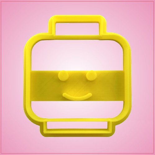 Detailed Toy Block Head Cookie Cutter 
