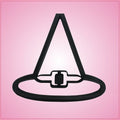 Detailed Witch Hat Cookie Cutter 
