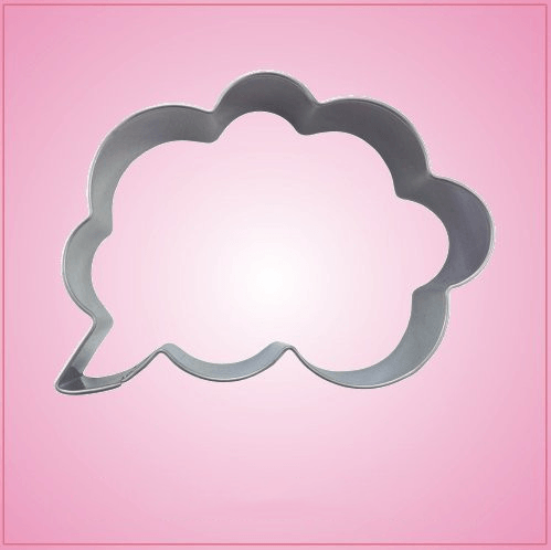 Dialogue Bubble Cookie Cutter 