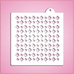 Dots and Diamonds Pattern Stencil