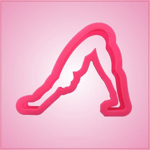 Downward Facing Dog Yoga Pose Cookie Cutter 
