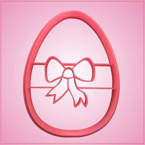 Easter Egg With Bow Cookie Cutter 