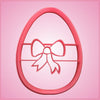 Easter Egg With Bow Cookie Cutter 