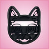 Embossed Black Cat Cookie Cutter 