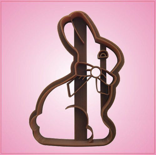 Embossed Chocolate Bunny Cookie Cutter 