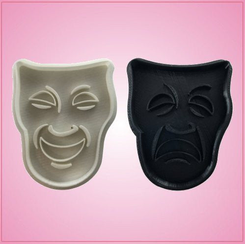 Embossed Drama Mask Cookie Cutter Set 