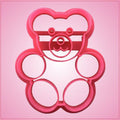 Embossed Gummy Bear Cookie Cutter 