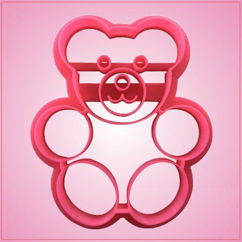 Embossed Gummy Bear Cookie Cutter 