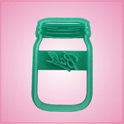 Embossed Mason Jar Cookie Cutter 
