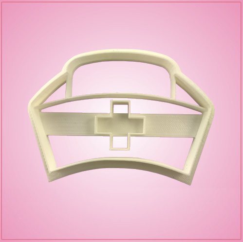 Embossed Nurse Cap Cookie Cutter 