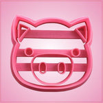Embossed Pig Face Cookie Cutter