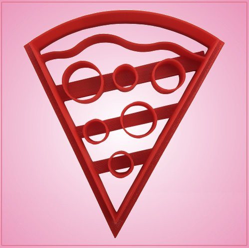 Embossed Pizza Slice Cookie Cutter 