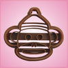 Embossed Sock Monkey Head Cookie Cutter 